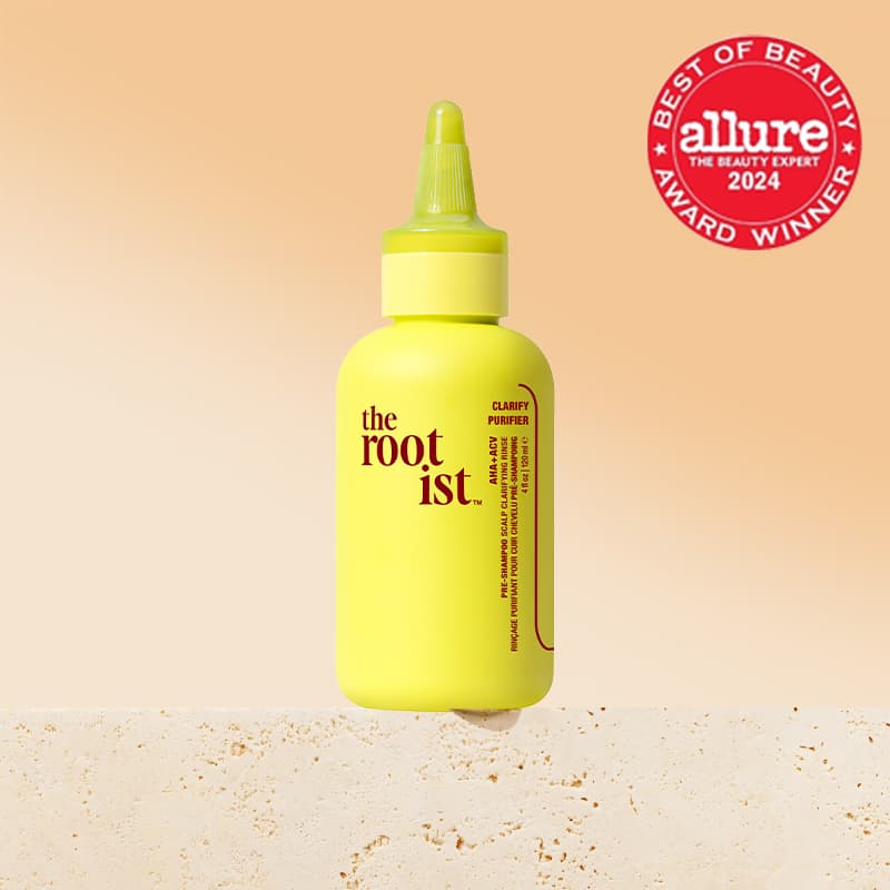 AHA+ACV Pre-Shampoo Hoofdhuid Verhelderende Spoeling — Gefermenteerde pre-shampoo spoeling die de hoofdhuid voorbereidt op reiniging